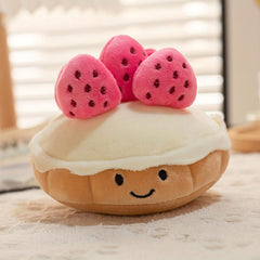 Stuffed Strawberry Muffin Plush Toy - Perfect Party Gift for Kids