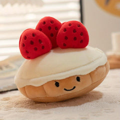 Stuffed Strawberry Muffin Plush Toy - Perfect Party Gift for Kids
