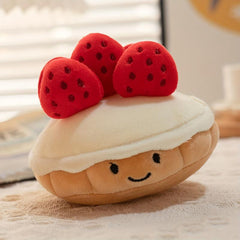 Stuffed Strawberry Muffin Plush Toy - Perfect Party Gift for Kids