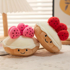 Stuffed Strawberry Muffin Plush Toy - Perfect Party Gift for Kids