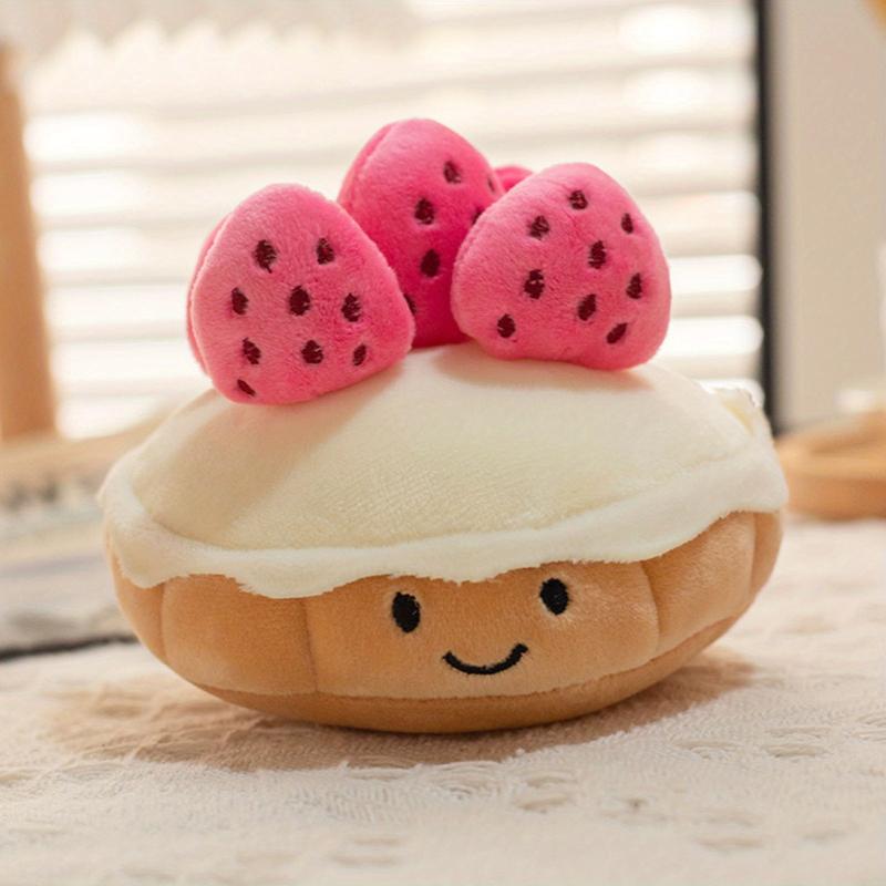 Stuffed Strawberry Muffin Plush Toy - Perfect Party Gift for Kids
