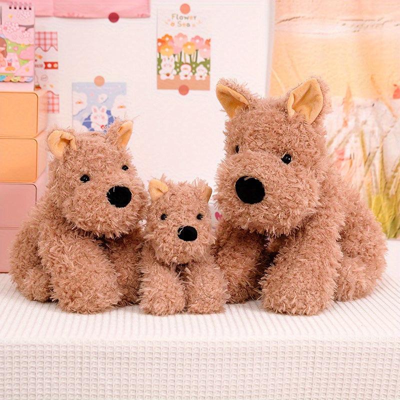 West Highland Puppy Doll Plush Dog Play Doll Heart Gift Healing Toy