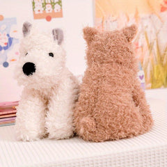 West Highland Puppy Doll Plush Dog Play Doll Heart Gift Healing Toy