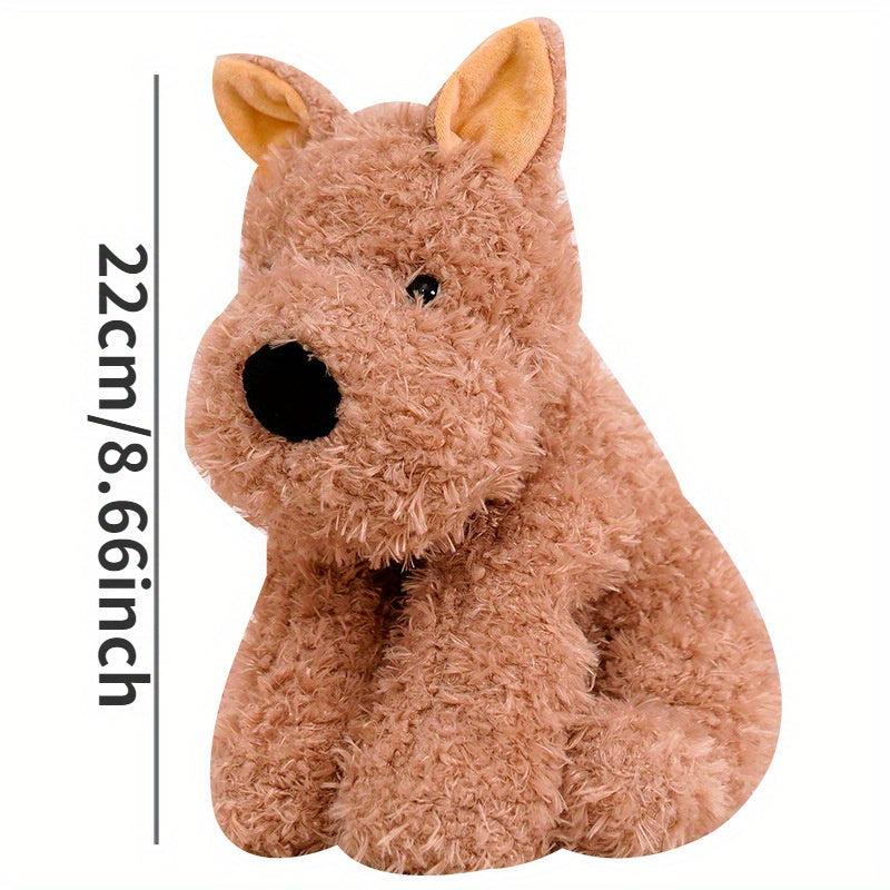 West Highland Puppy Doll Plush Dog Play Doll Heart Gift Healing Toy