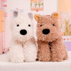 West Highland Puppy Doll Plush Dog Play Doll Heart Gift Healing Toy