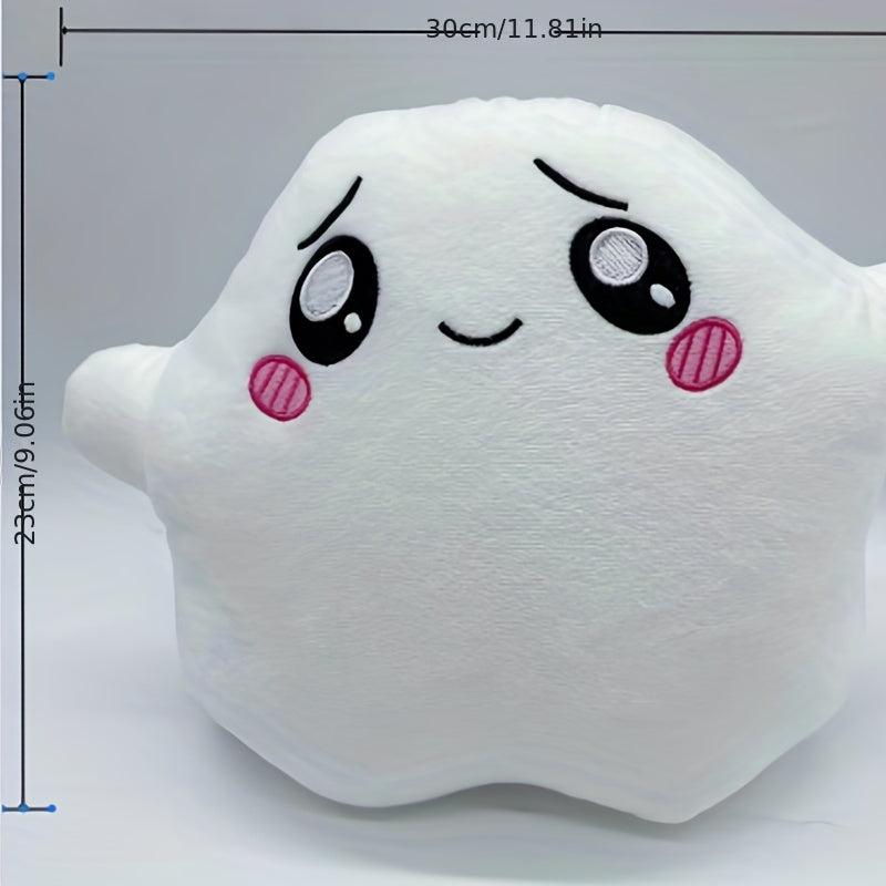 Glow in the Dark Ghost Cat Doll 11.81in