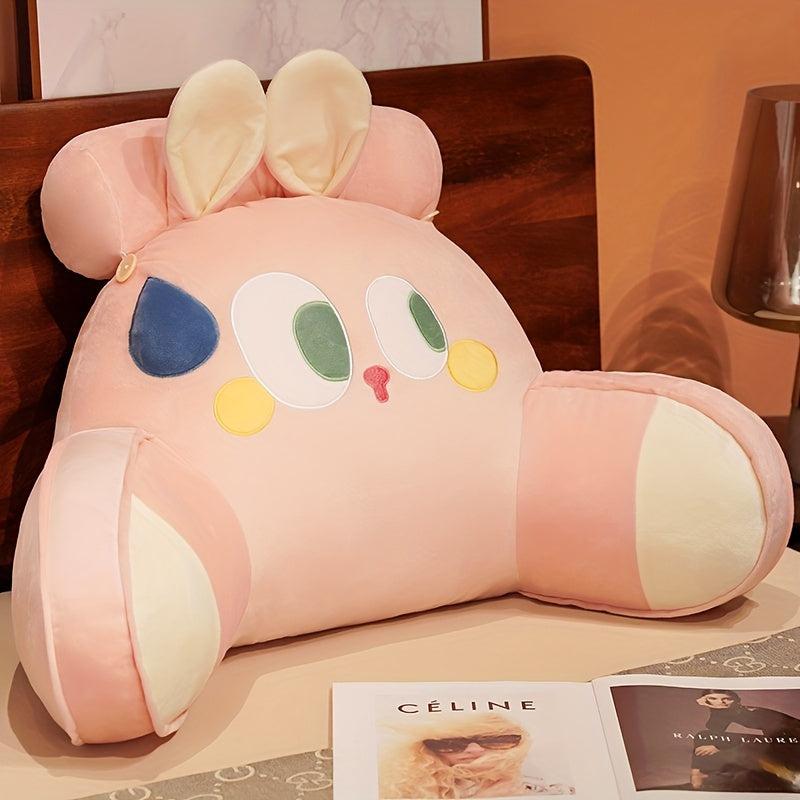 Cartoon Cat & Puppy Bedside Cushion Soft Bag Backrest Holiday Gift Pillow