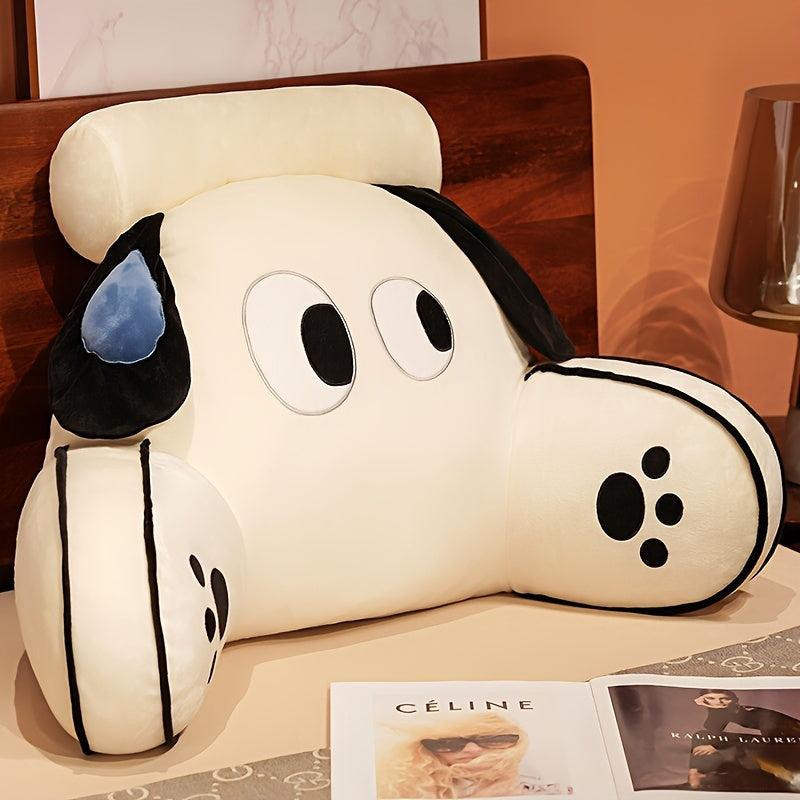 Cartoon Cat & Puppy Bedside Cushion Soft Bag Backrest Holiday Gift Pillow