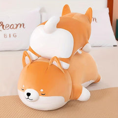 Fat Shiba Inu Dog Plush Toy Stuffed Soft Cartoon Dog Pillow