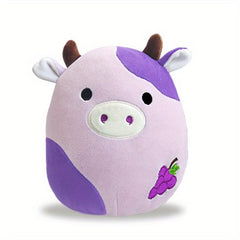 Cow Plush Pillow Stuffed Animals Soft Mushroom Plush