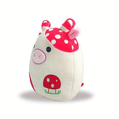 Cow Plush Pillow Stuffed Animals Soft Mushroom Plush