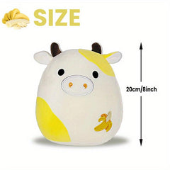 Cow Plush Pillow Stuffed Animals Soft Mushroom Plush