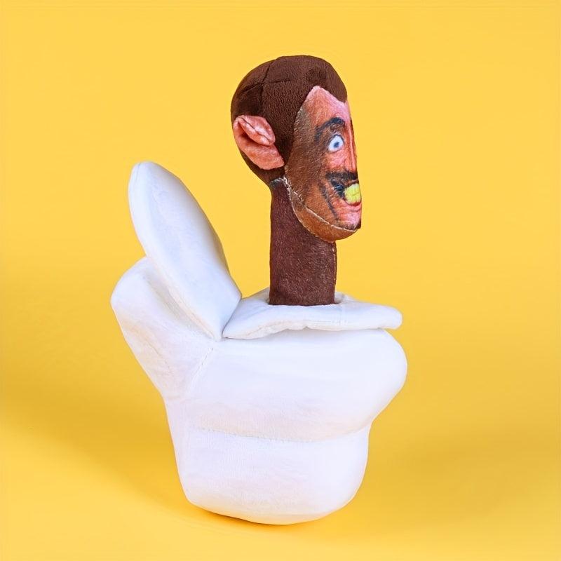 6in Plush Toilet Toy Fun Cartoon Anime Trick Toy for Kids