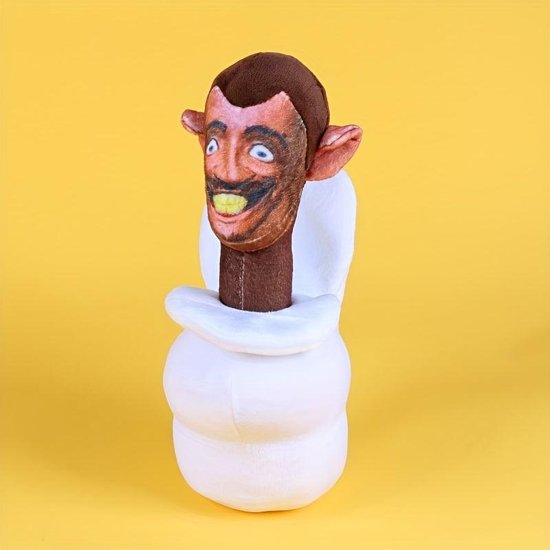 6in Plush Toilet Toy Fun Cartoon Anime Trick Toy for Kids