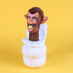 6in Plush Toilet Toy Fun Cartoon Anime Trick Toy for Kids