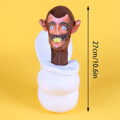 6in Plush Toilet Toy Fun Cartoon Anime Trick Toy for Kids