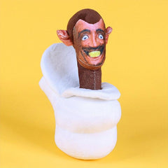 6in Plush Toilet Toy Fun Cartoon Anime Trick Toy for Kids