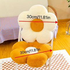 Rabbit Hair Flower Sofa Cushion Plush Toy