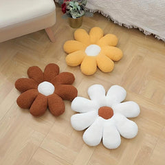 8in Plush Pink Flower Cushion for Kids Bedroom Decor