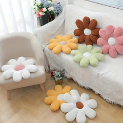 8in Plush Pink Flower Cushion for Kids Bedroom Decor