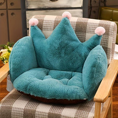 Crown Winged Sofa Cushion Half Surrounded Seat Cushion
