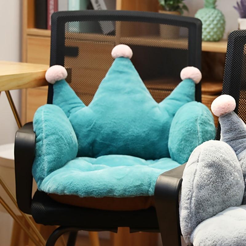 Crown Winged Sofa Cushion Half Surrounded Seat Cushion