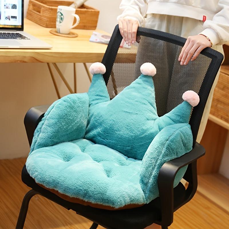 Crown Winged Sofa Cushion Half Surrounded Seat Cushion