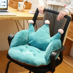 Crown Winged Sofa Cushion Half Surrounded Seat Cushion