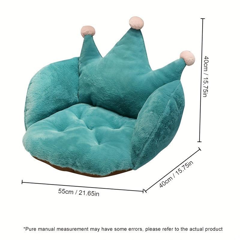 Crown Winged Sofa Cushion Half Surrounded Seat Cushion