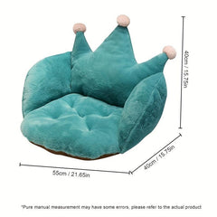 Crown Winged Sofa Cushion Half Surrounded Seat Cushion