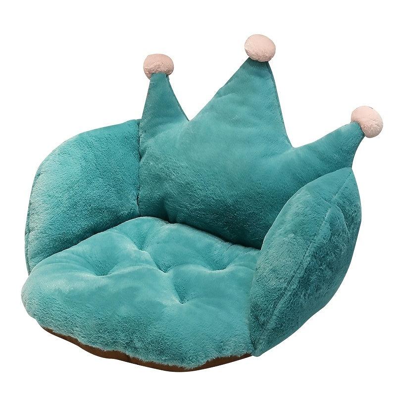 Crown Winged Sofa Cushion Half Surrounded Seat Cushion