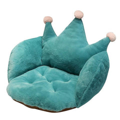 Crown Winged Sofa Cushion Half Surrounded Seat Cushion