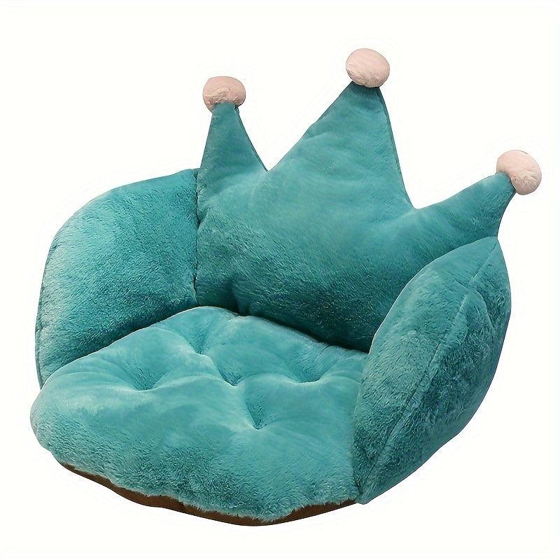 Crown Winged Sofa Cushion Half Surrounded Seat Cushion