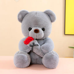 Rose Bear Doll Confession Gift Hug Bear Plush Toy