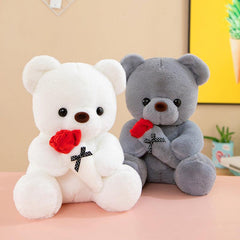 Rose Bear Doll Confession Gift Hug Bear Plush Toy