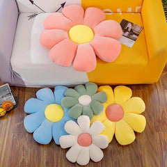 Flower Plush Toy Cushion Seat Pad for Room Decor