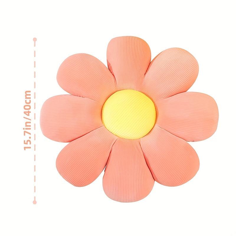 Flower Plush Toy Cushion Seat Pad for Room Decor