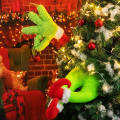 Green Monster Leg Stuffed Christmas Ornament Home Decoration Halloween Decor