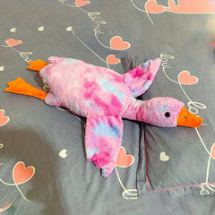 Oversized Goose Plush Toy Doll Sleeping Pillow Clip Leg Rabbit Hair Doll