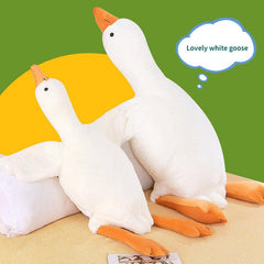 Oversized Goose Plush Toy Doll Sleeping Pillow Clip Leg Rabbit Hair Doll