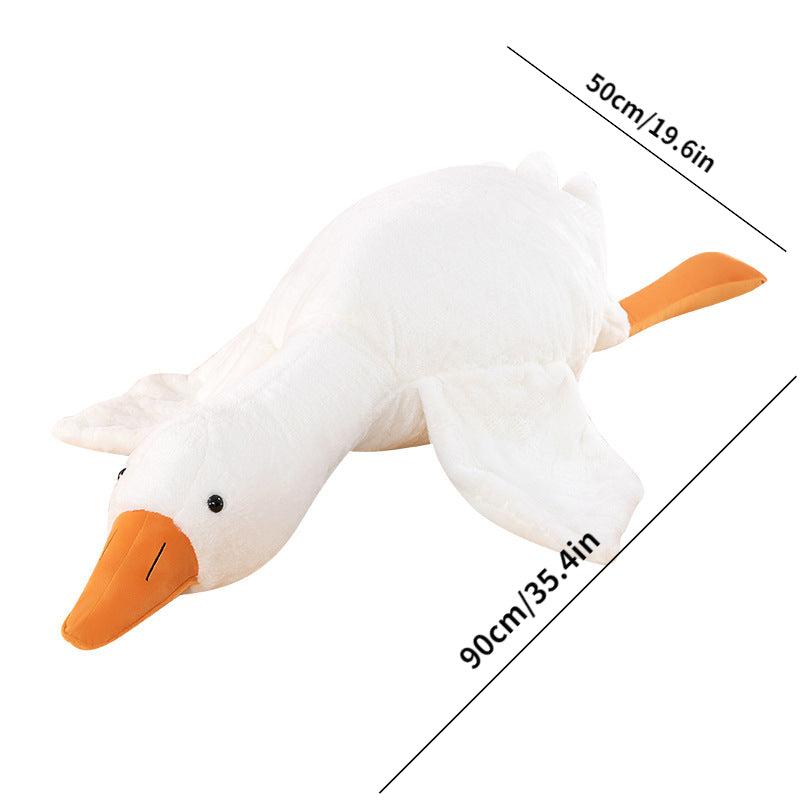 Oversized Goose Plush Toy Doll Sleeping Pillow Clip Leg Rabbit Hair Doll