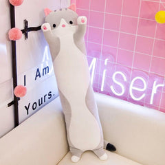 Plush Cat Cushion Skin Friendly Elastic Doll