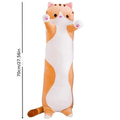 Plush Cat Cushion Skin Friendly Elastic Doll