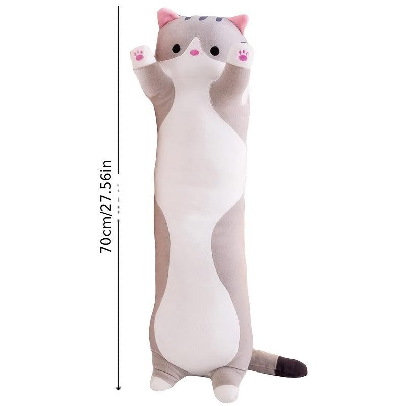 Plush Cat Cushion Skin Friendly Elastic Doll