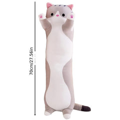 Plush Cat Cushion Skin Friendly Elastic Doll