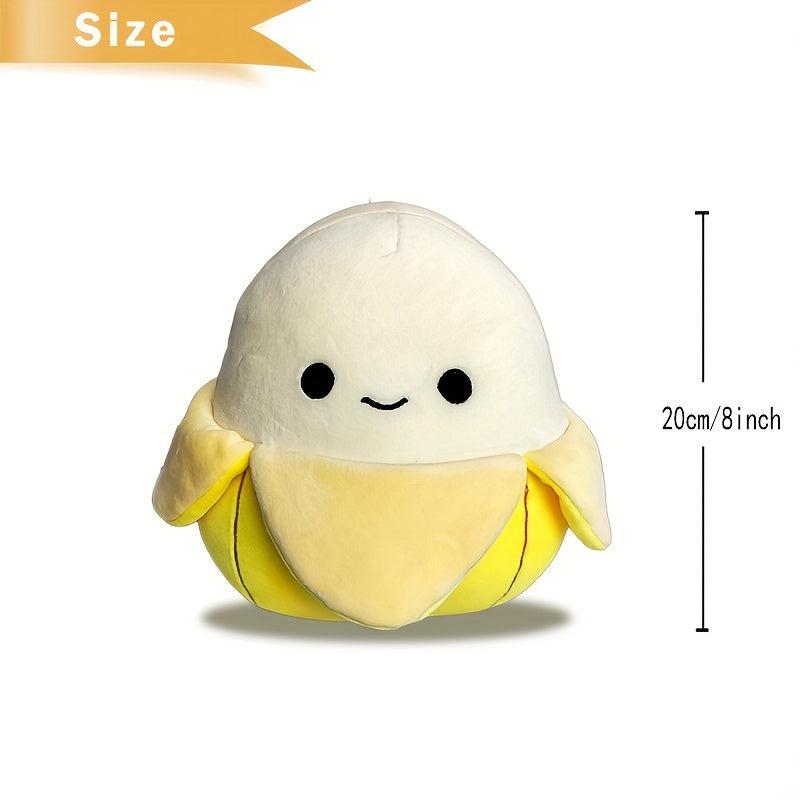 Banana Stuffed Fruit Plush Pillow Soft Toy