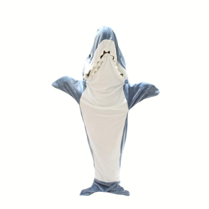 Shark Blanket Hoodie Wearable Snuggie Soft Shark Onesie