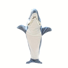 Shark Blanket Hoodie Wearable Snuggie Soft Shark Onesie
