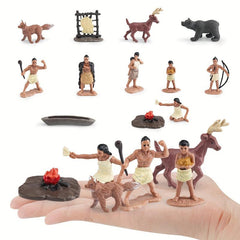 Simulation Indian Chief Powar Set Ornament