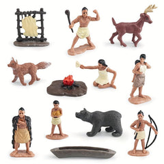 Simulation Indian Chief Powar Set Ornament